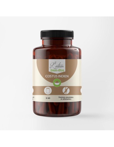 Gélules  l'Artisan du bien- être - Costus Indien